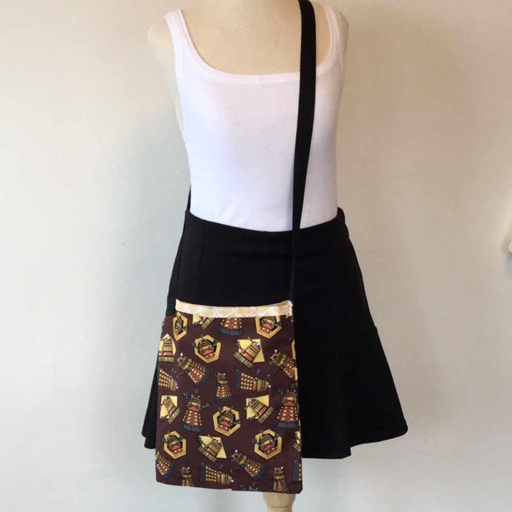 Dr. Who crossbody sack 💯Handmade large